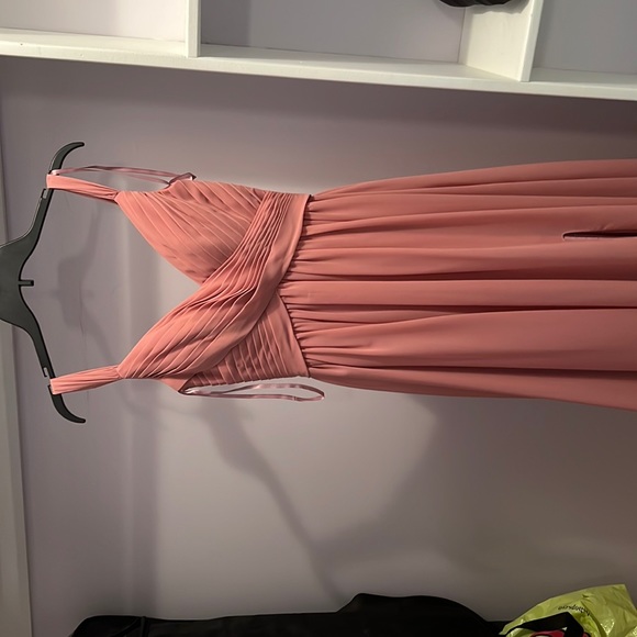 Allure Bridals Dresses & Skirts - Allure Bridals Dusty Rose Chiffon Bridesmaid Dress